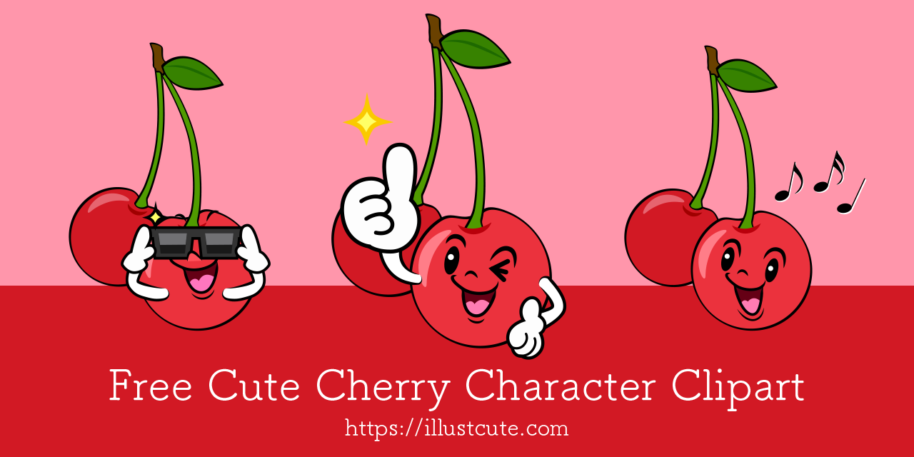 Free Cute Cherry Clipart Characters