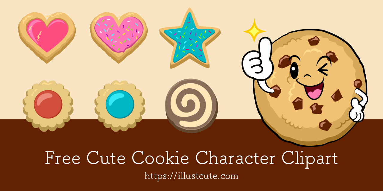 Free Cute Cookie Clipart Characters