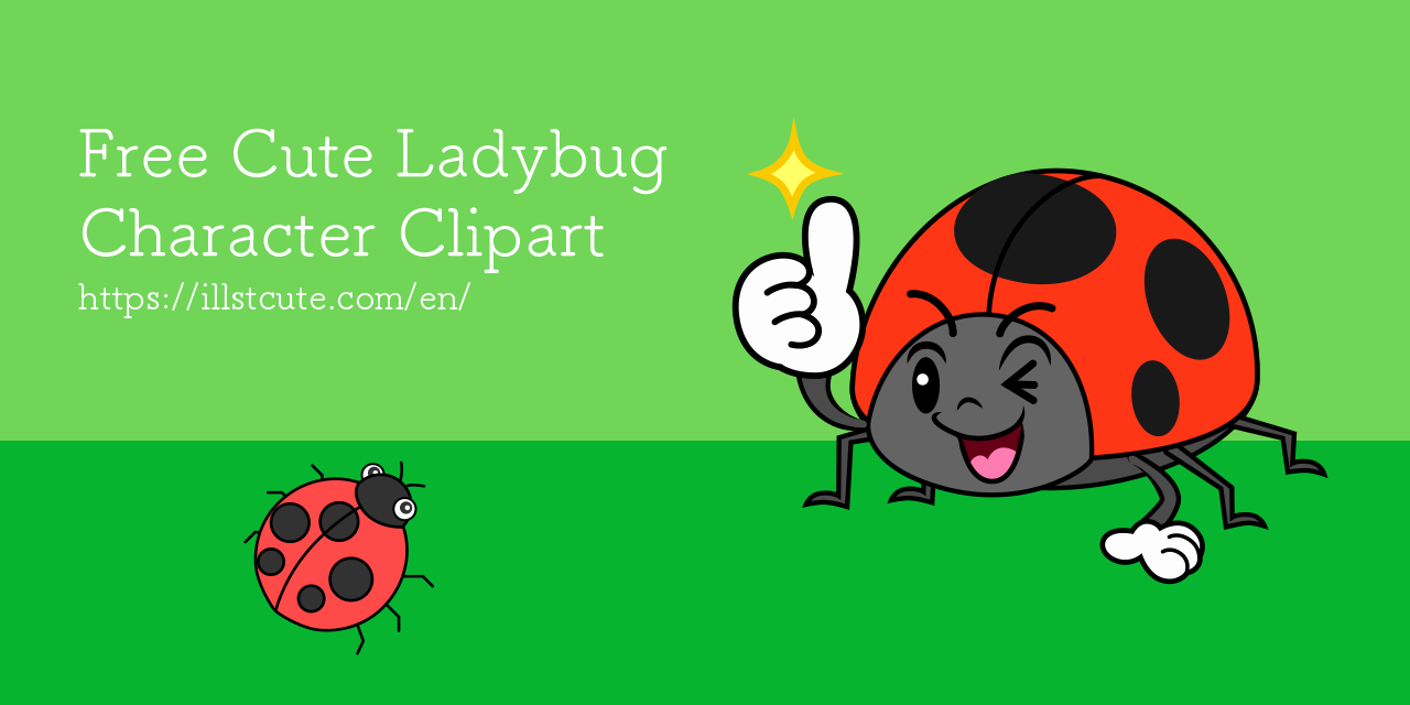 Free Cute Ladybug Clipart Characters