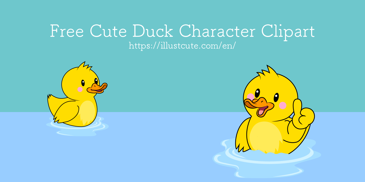 Free Cute Duck Clipart Characters