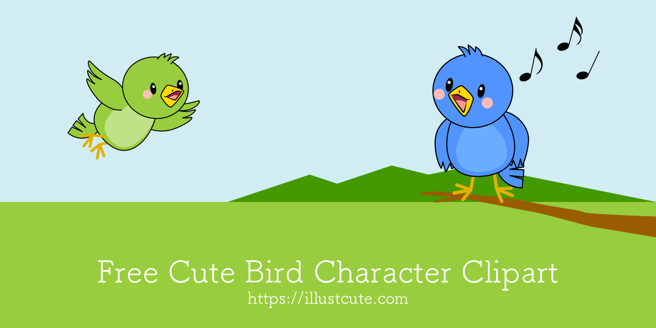 Free Cute Bird Clipart Characters