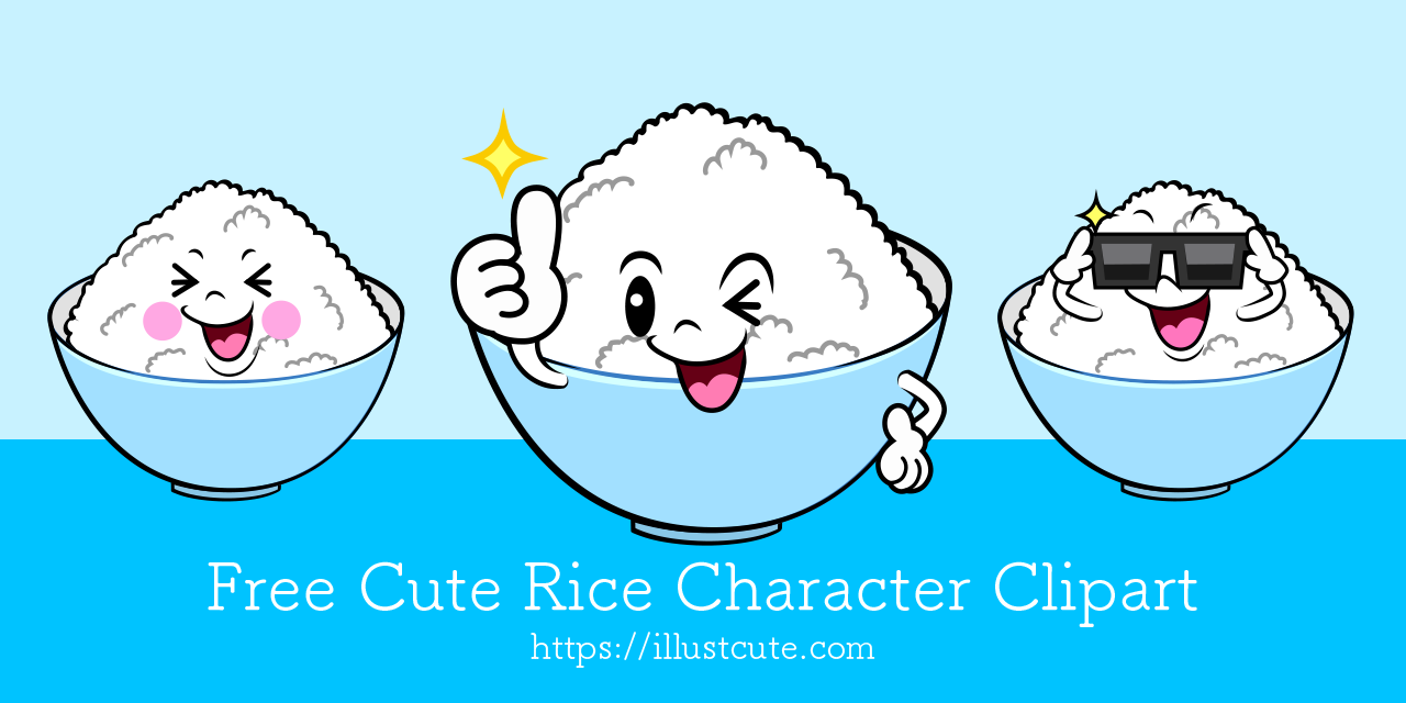 Free Cute Rice Clipart Characters