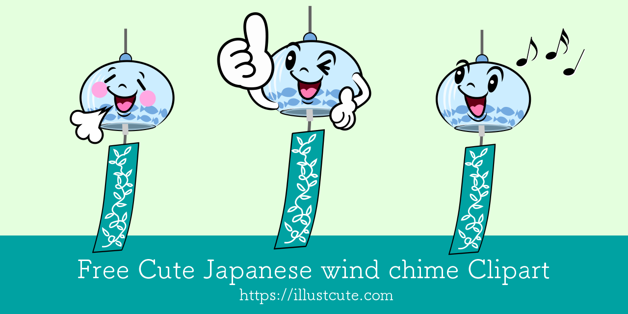 Free Cute Wind Chime Clipart Characters