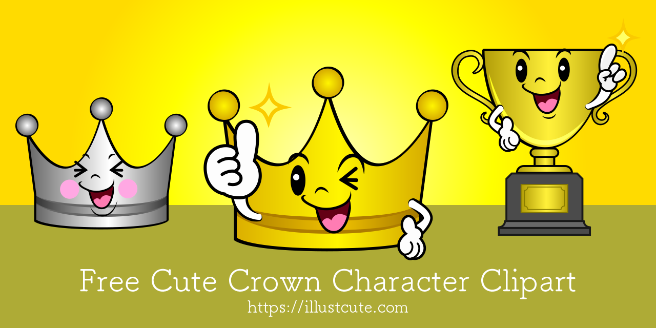 Free Cute Crown Clipart Characters
