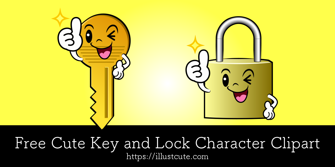 Free Cute Key Clipart Characters
