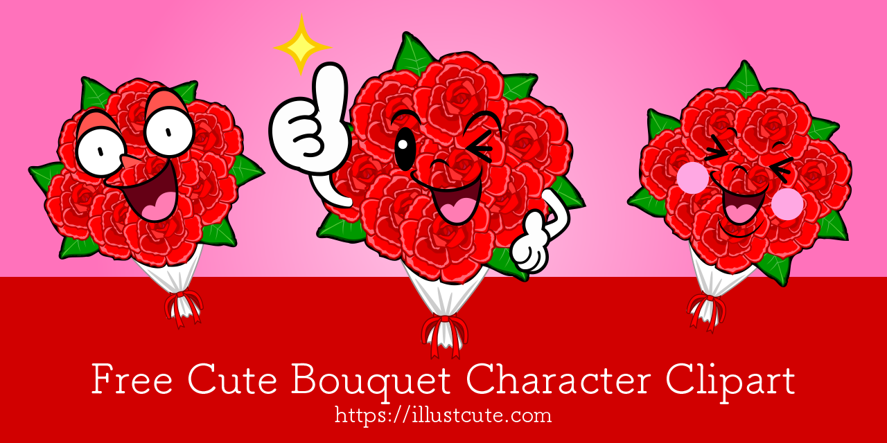 Free Cute Bouquet Clipart Characters