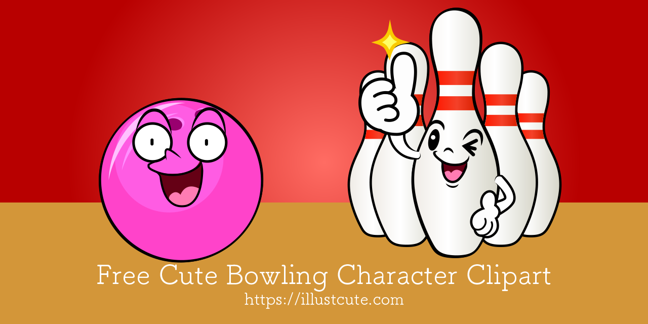 Free Cute Bowling Clipart Characters