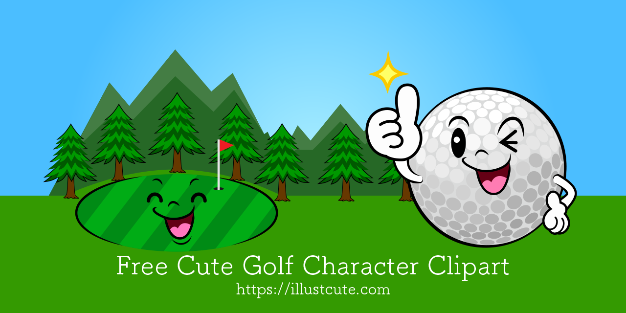 Free Cute Golf Clipart Characters