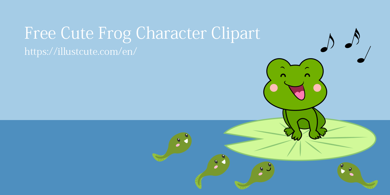 Free Cute Frog Clipart Characters