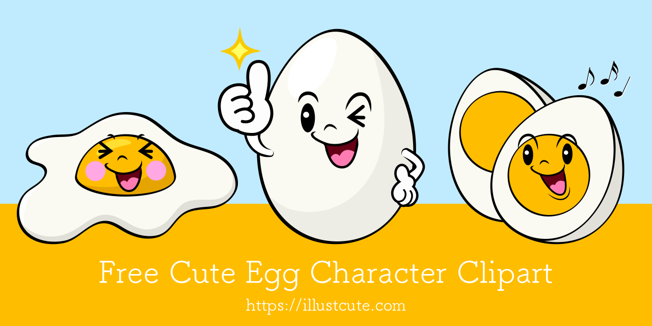Free Cute Egg Clipart Characters