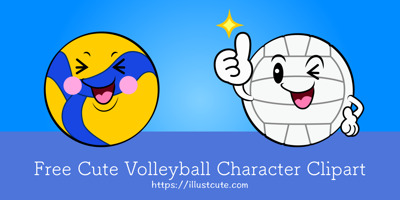 Free Cute Volleyball Clipart Characters