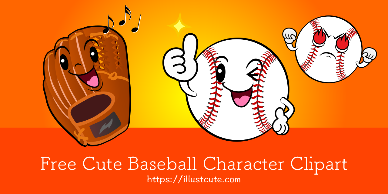 Free Cute Baseball Clipart Characters