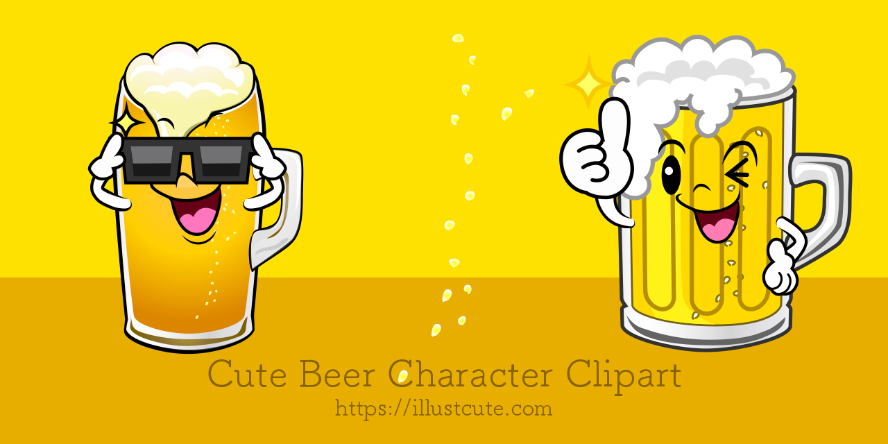 Free Cute Beer Clipart Characters