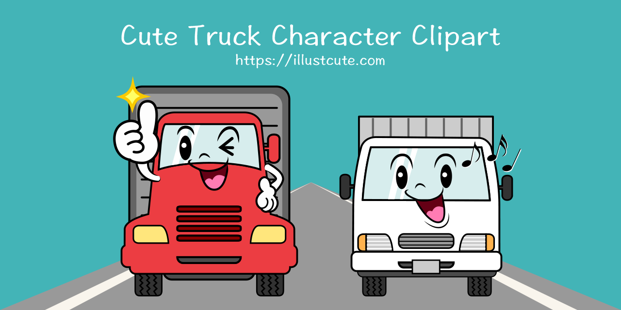 Free Cute Truck Clipart Characters