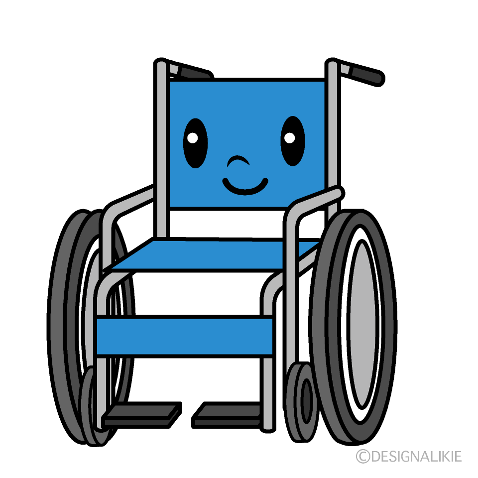 かわいい車椅子イラスト