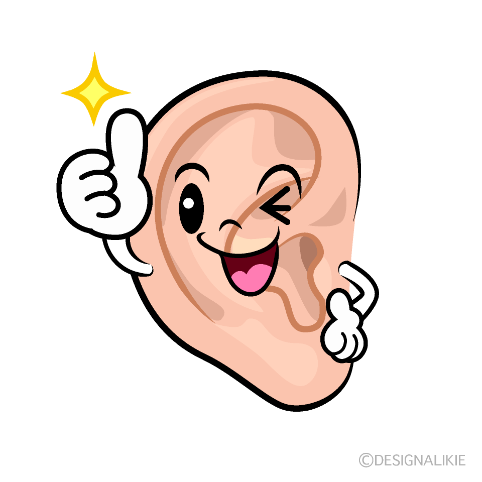 かわいいいいね！の耳イラスト