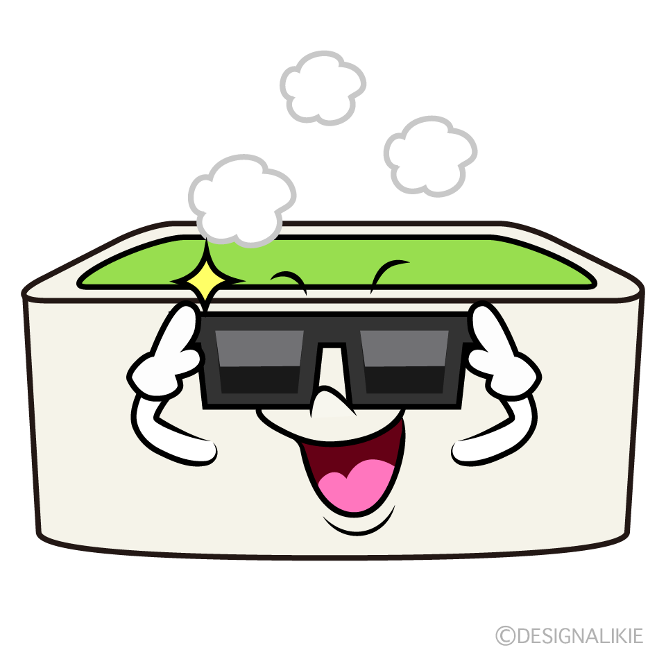 かわいいかっこいいお風呂イラスト