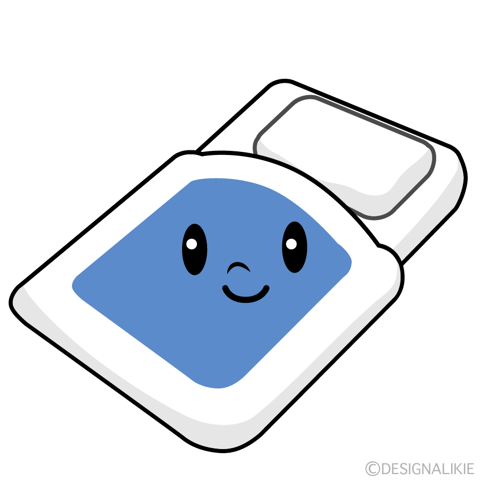かわいい布団イラスト