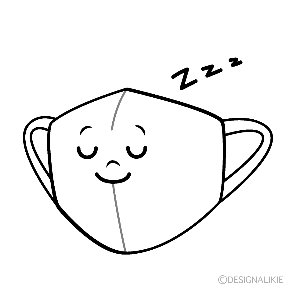 Cute Sleeping Mask Clipart