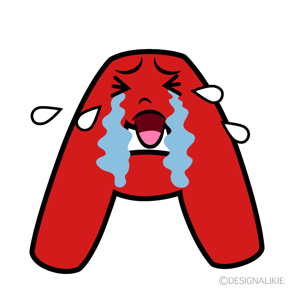 かわいい泣くAイラスト