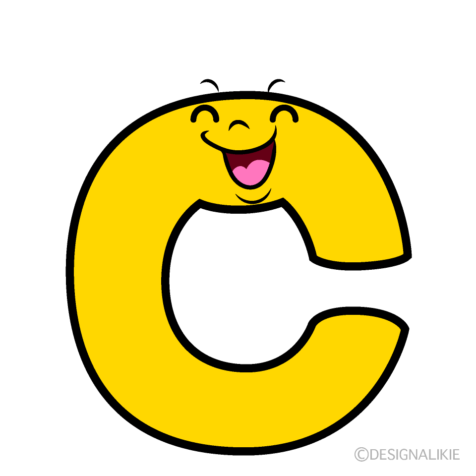 Cute Smiling C Clipart