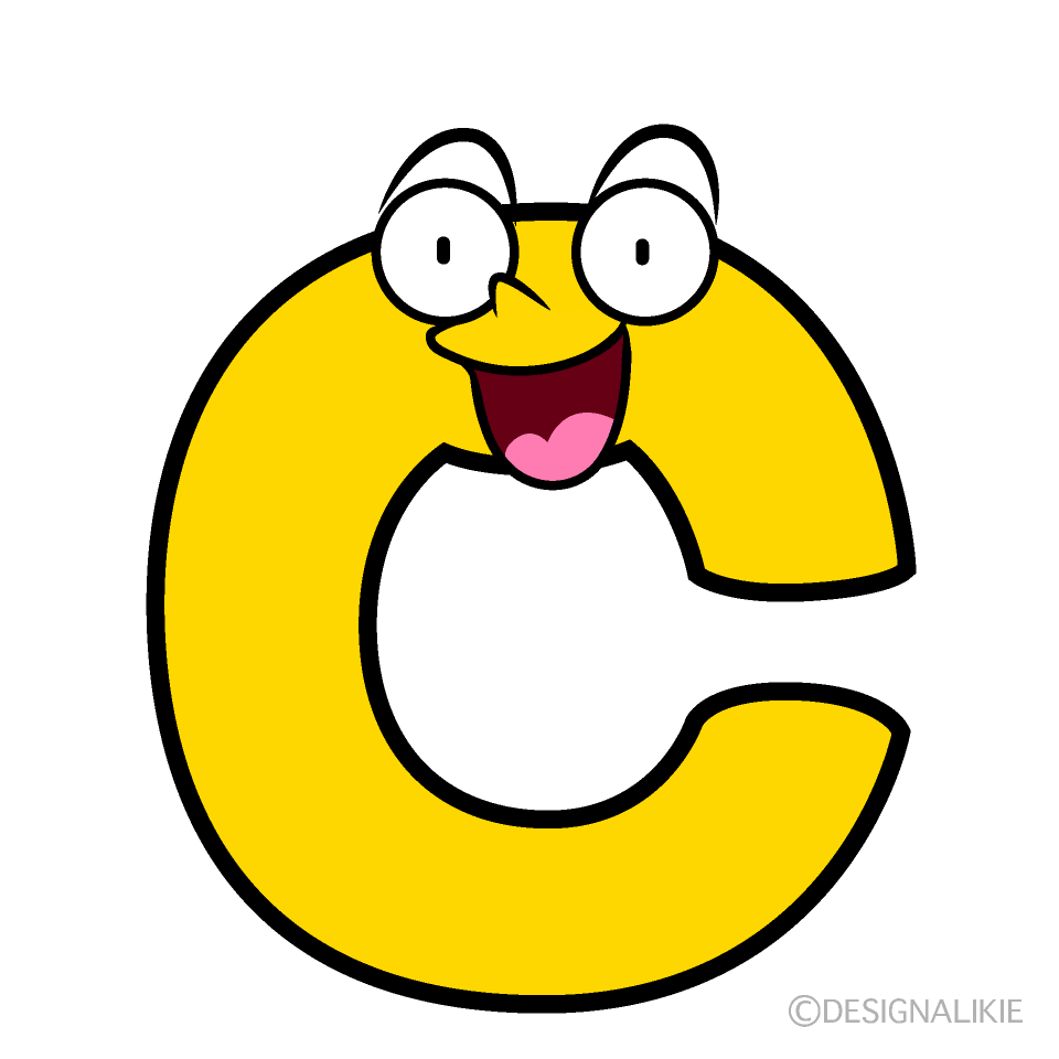 かわいい驚くCイラスト