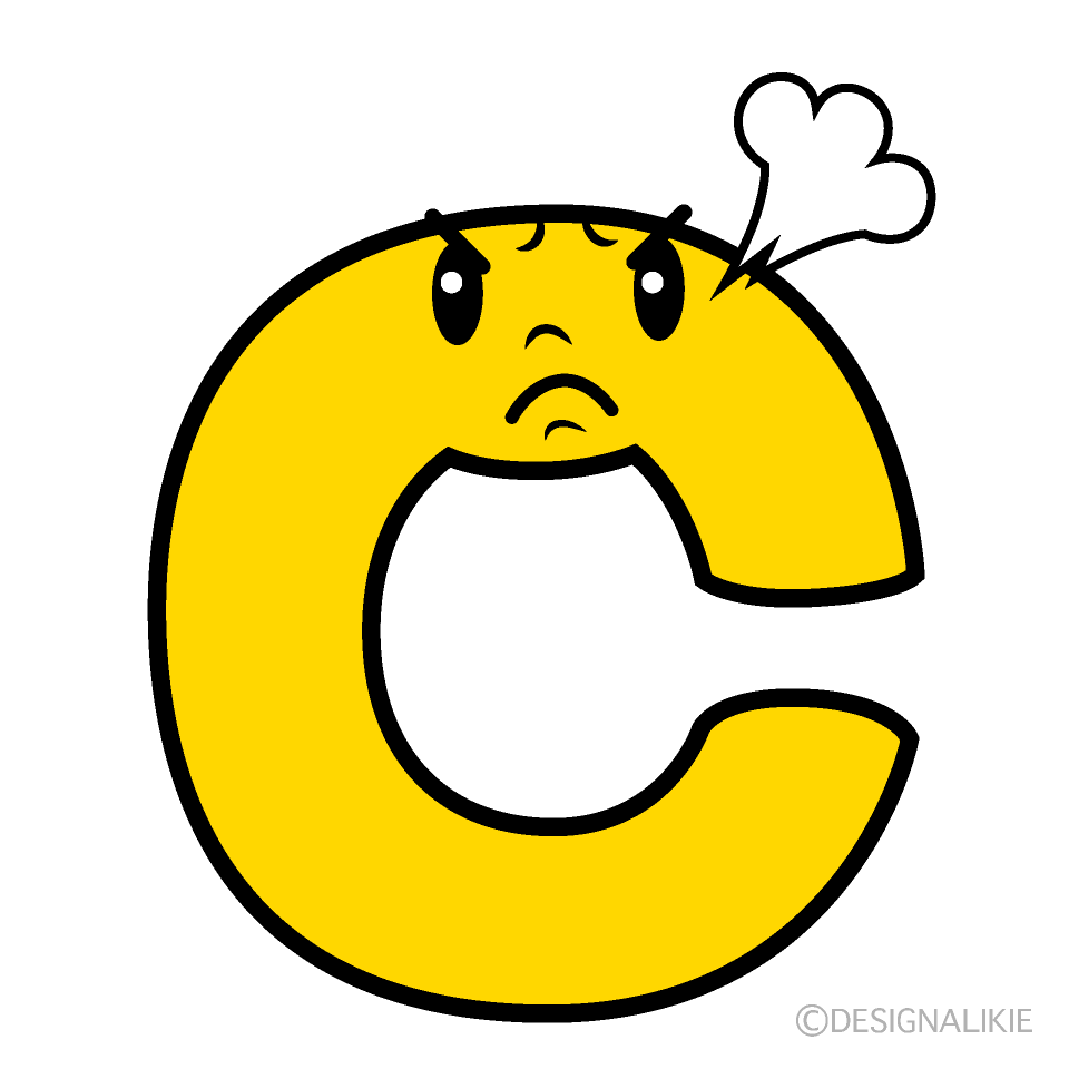 Cute Angry C Clipart