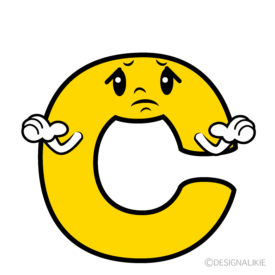 かわいい困るCイラスト