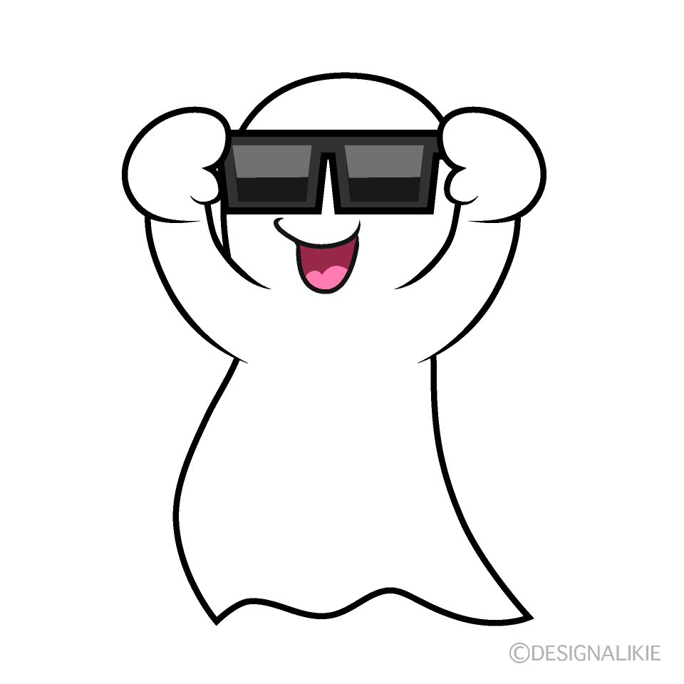 かわいいかっこいいオバケイラスト
