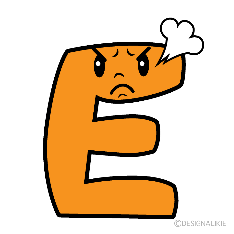 Cute Angry D Clipart