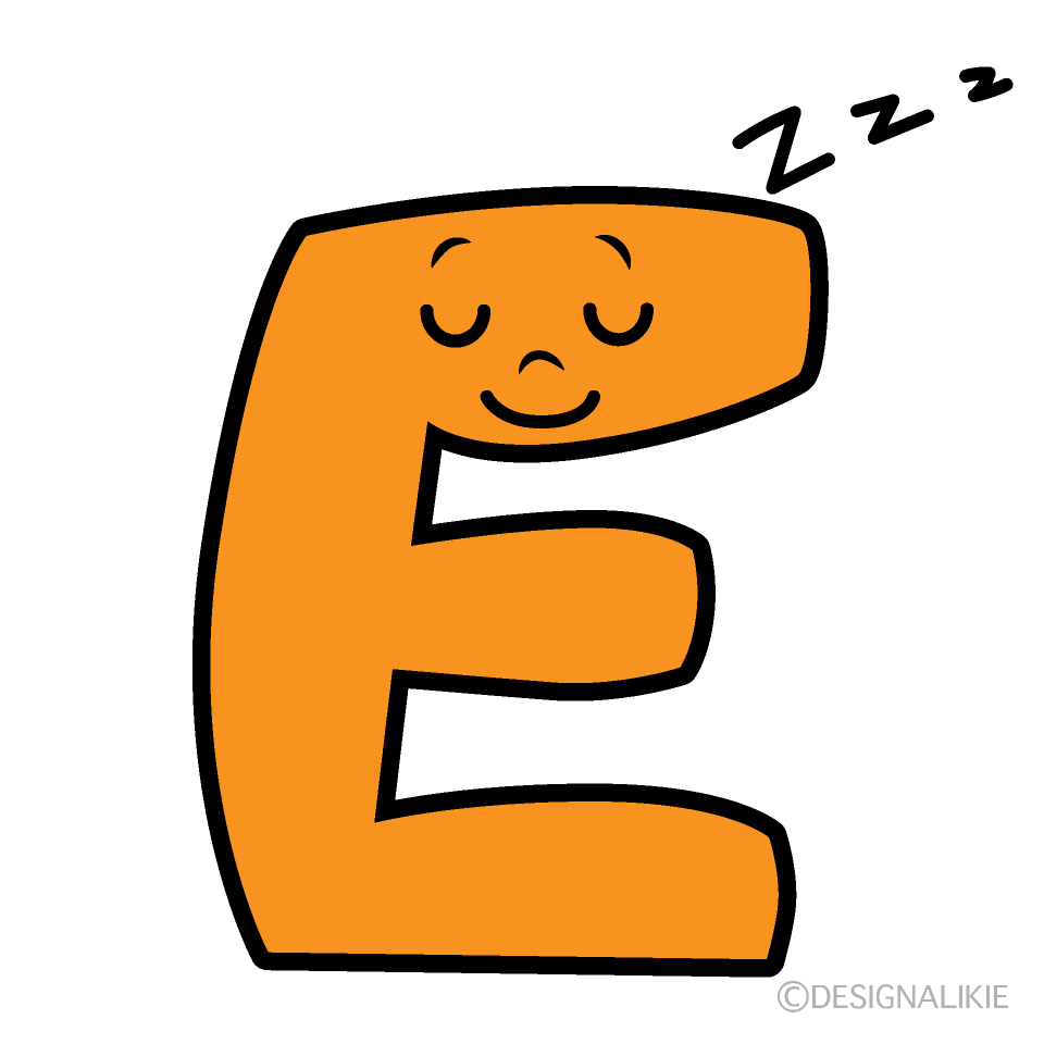 Cute Sleeping D Clipart
