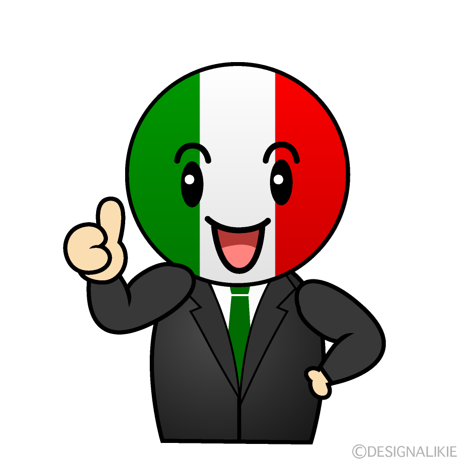 かわいいいいね！のイタリア人イラスト