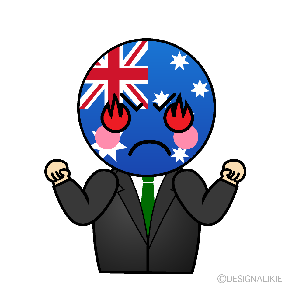 Cute Passionate Australian Clipart