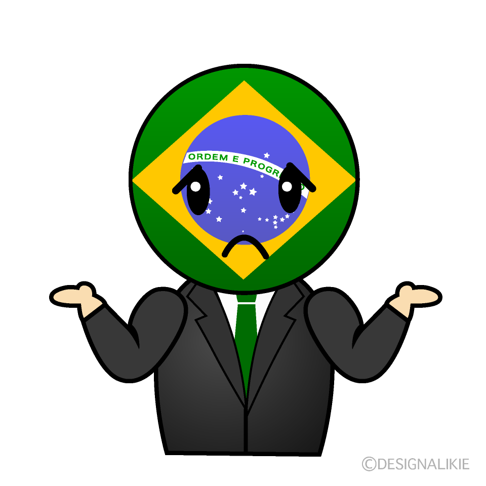 Cute Troubled Brazilian Clipart