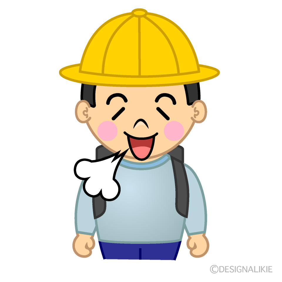 Cute Relaxing First Grade Boy Clipart