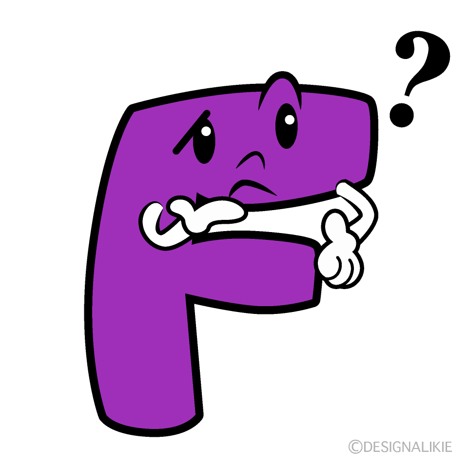 Cute Thinking F Clipart