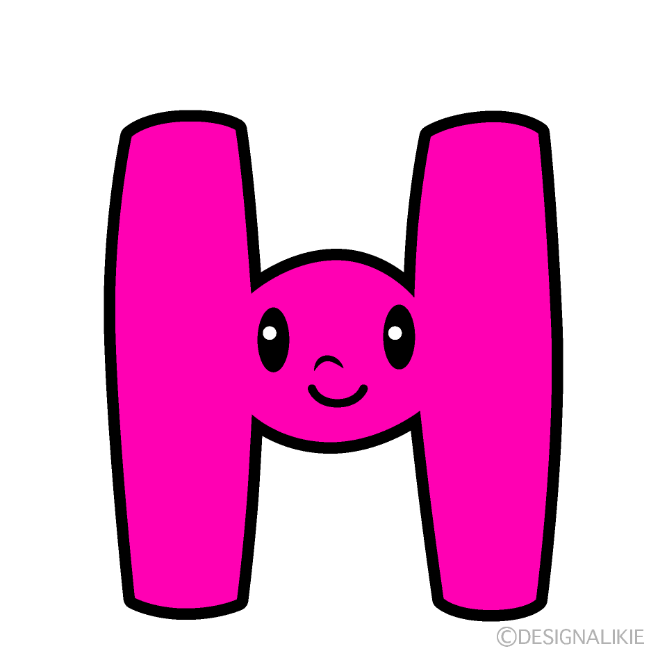 Cute H Alphabet Clipart