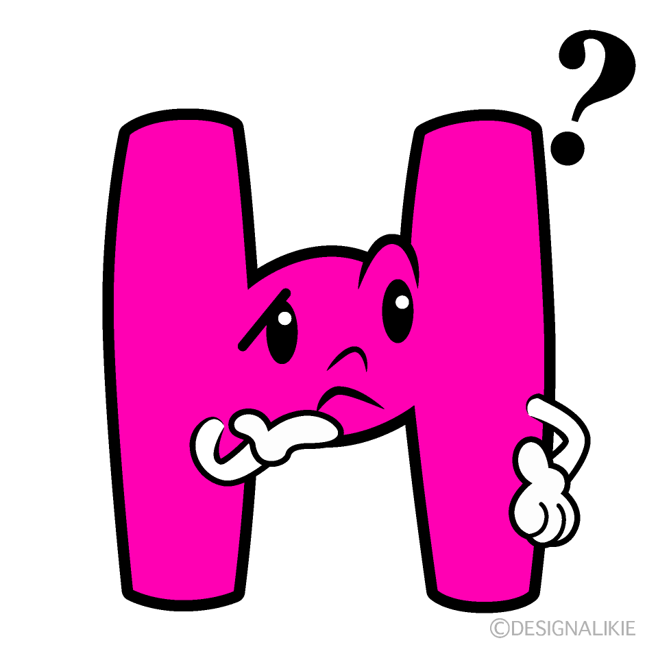 Cute Thinking H Clipart