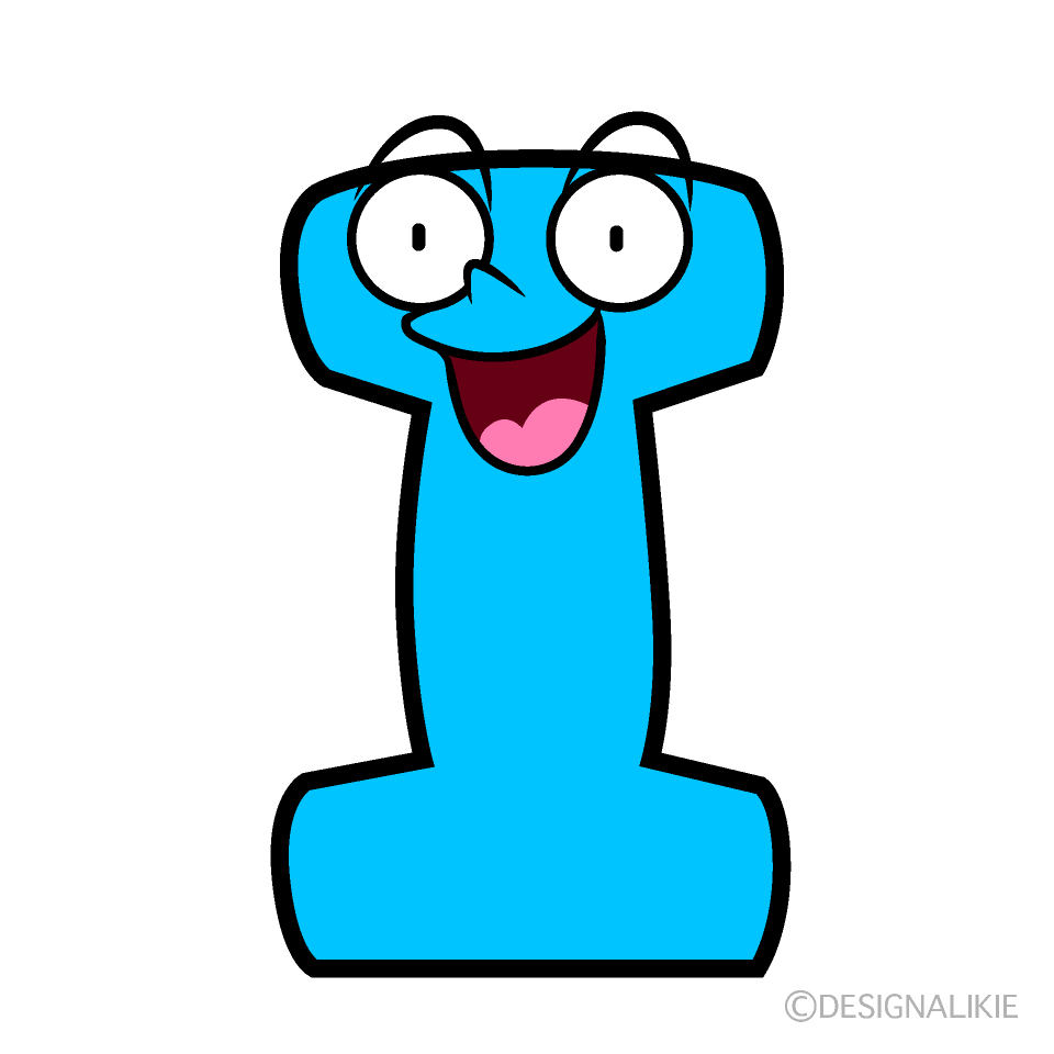 かわいい驚くIイラスト