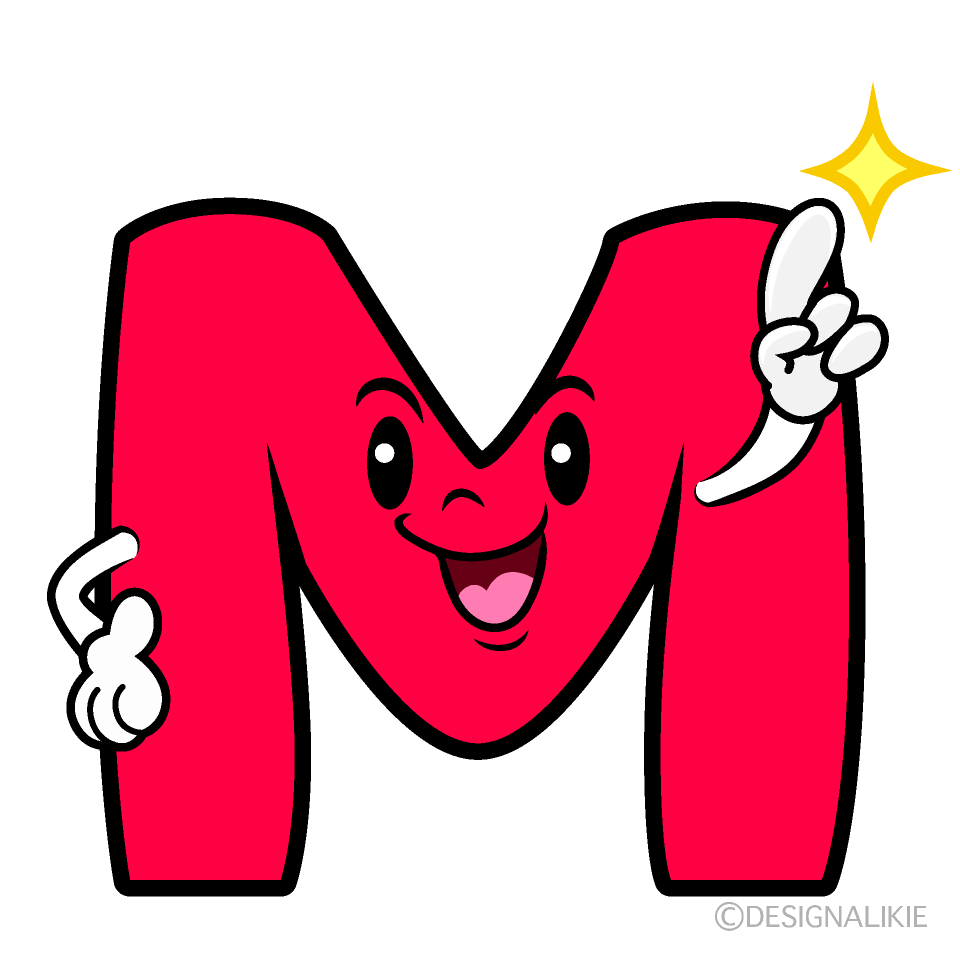 Cute Pointing M Clipart