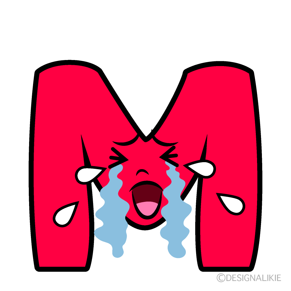 かわいい泣くMイラスト