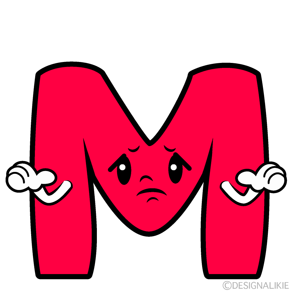 Cute Troubled M Clipart