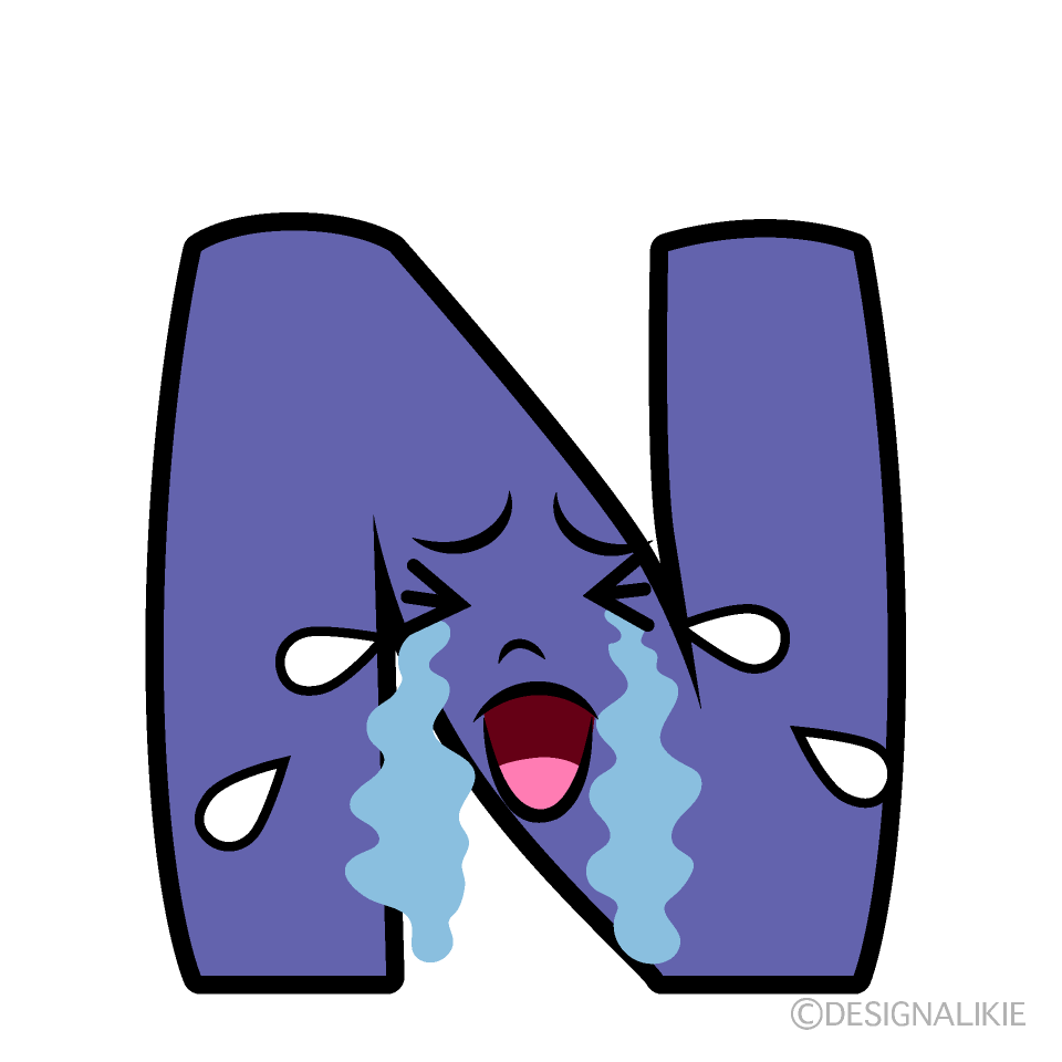 Cute Crying N Clipart