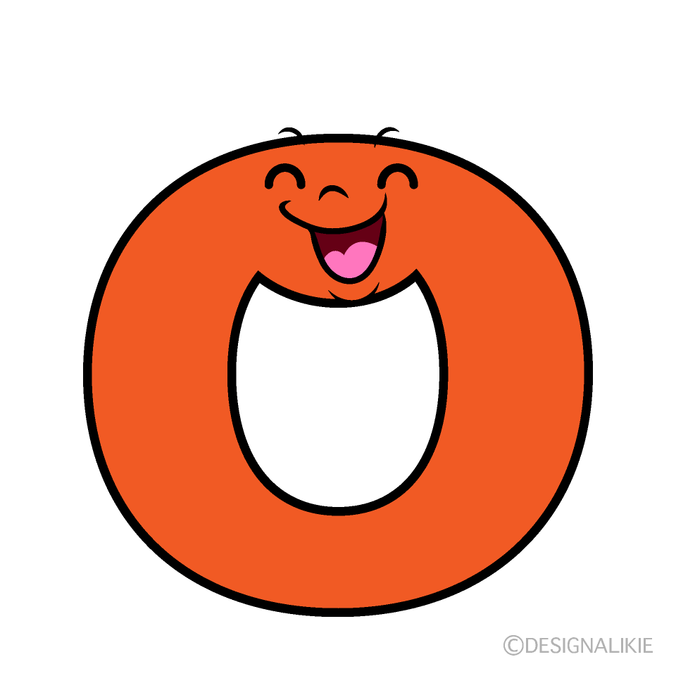 Cute Smiling O Clipart