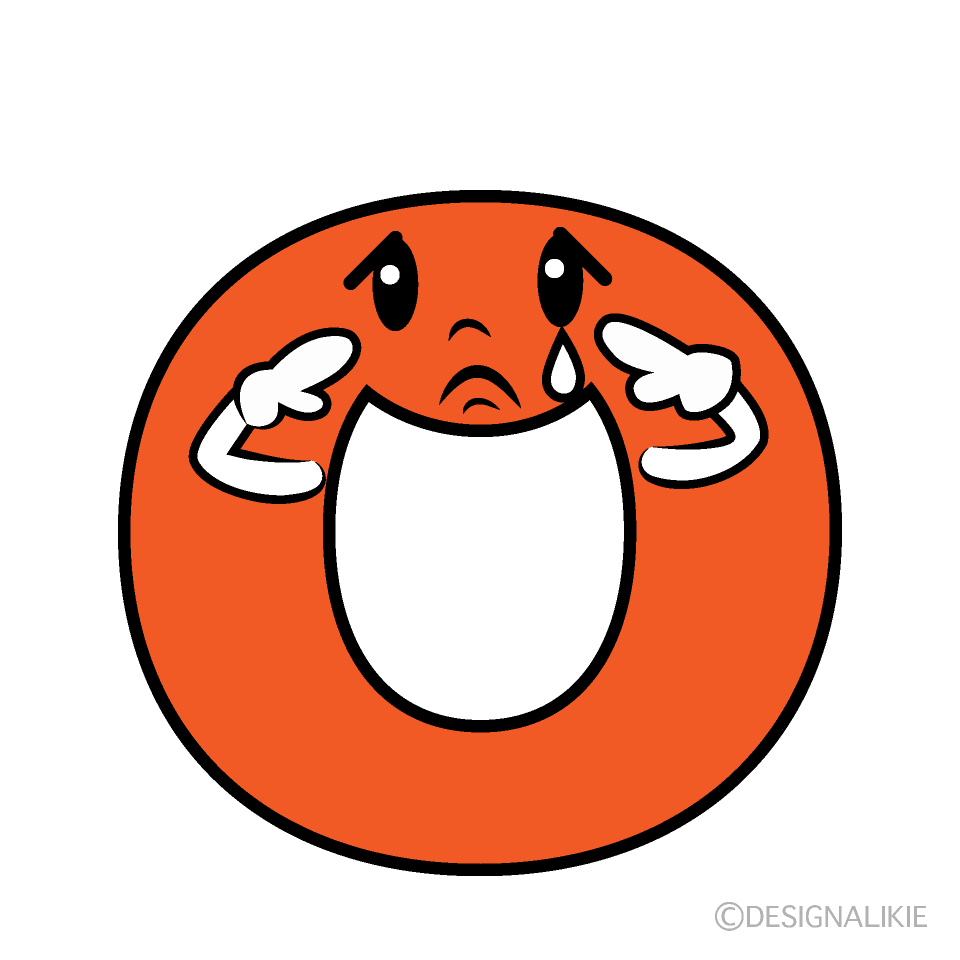Cute Sad O Clipart