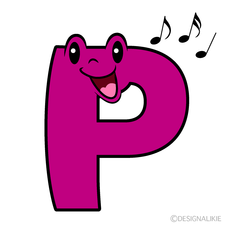 かわいい歌うPイラスト