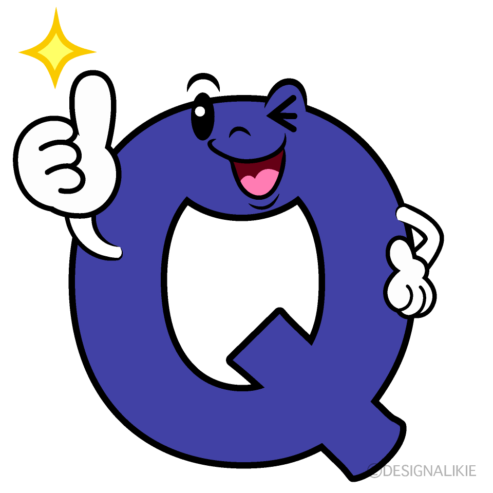 Cute Thumbs-up Q Clipart