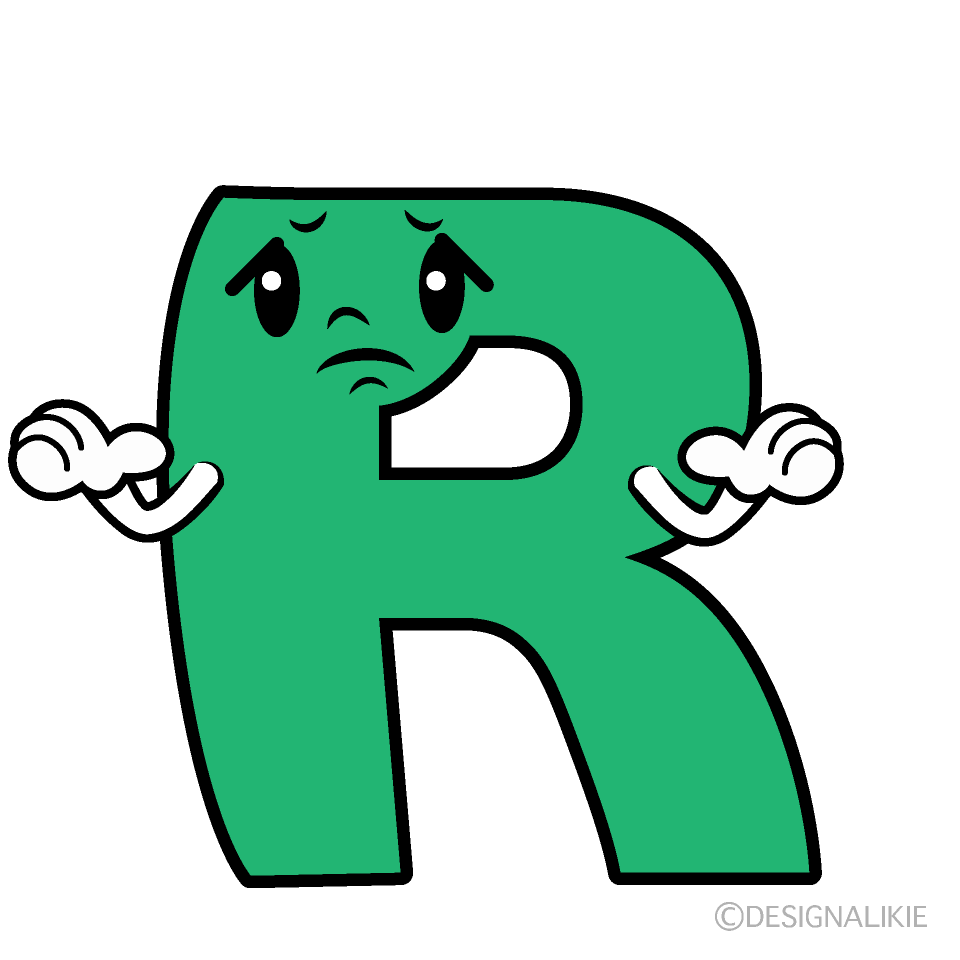 Cute Troubled R Clipart