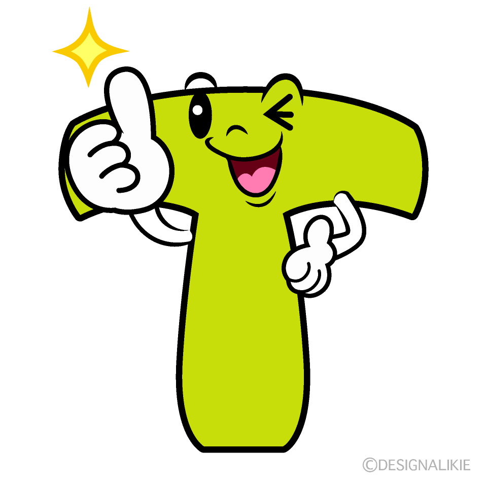 かわいいいいね！のTイラスト