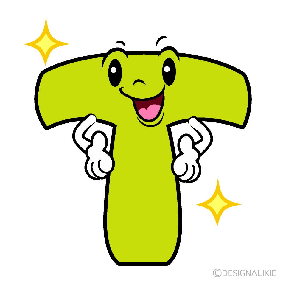 かわいい煌くTイラスト